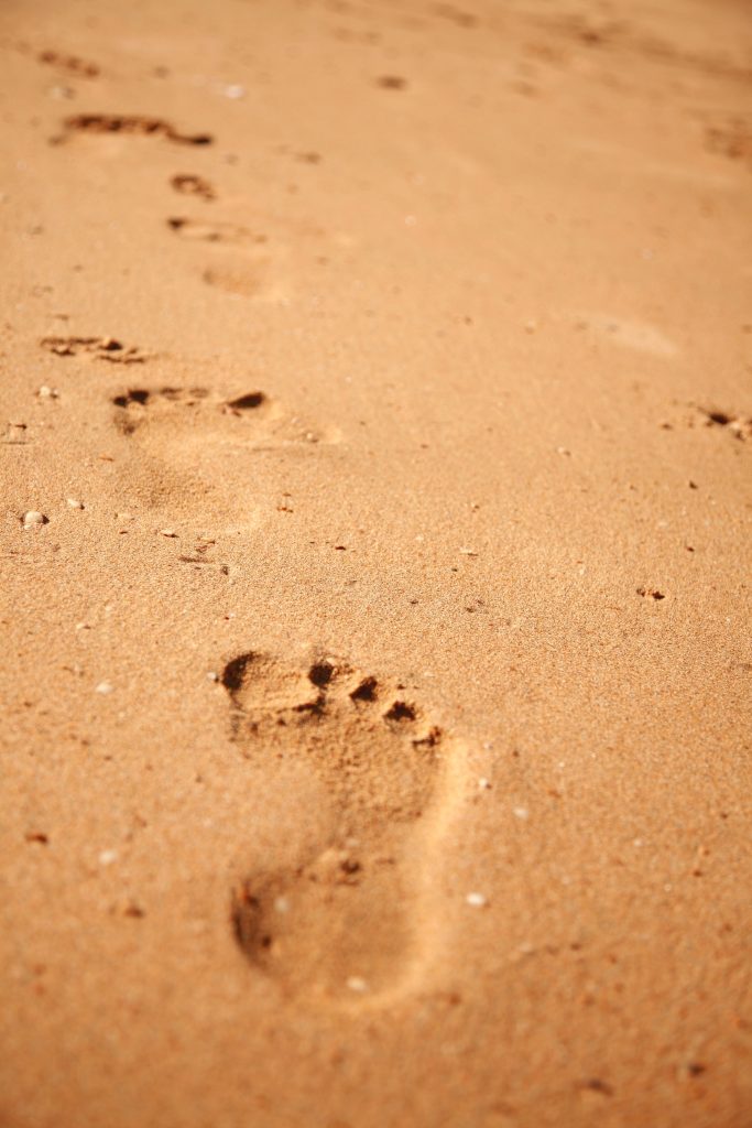 footsteps